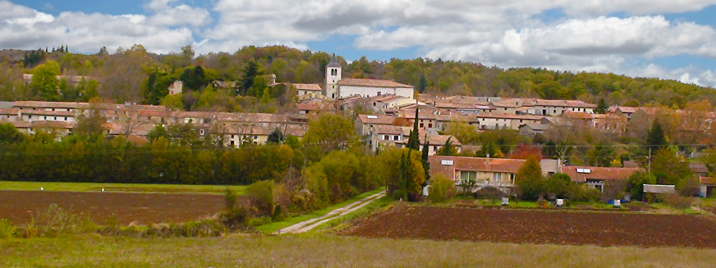 Vue du village de nebias